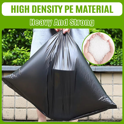 GRANDMA SHARK 70L Heavy Duty Bin Bags, Recycled Material Refuse Sacks, Strong 25 Micron Black Bin Bags, 40 Pack for Home & Commercial Waste Disposal, Durable & Leak-Proof