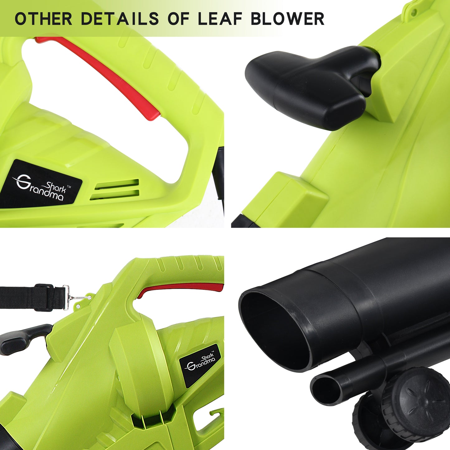 Grandma Shark 3000W 3-in-1 Leaf Blower/Vacuum/Mulcher