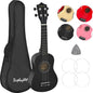 21 Inch Soprano Ukulele,Professonial Ukele for Kids Bundle with Gig Bag, Picks,Extra Strings