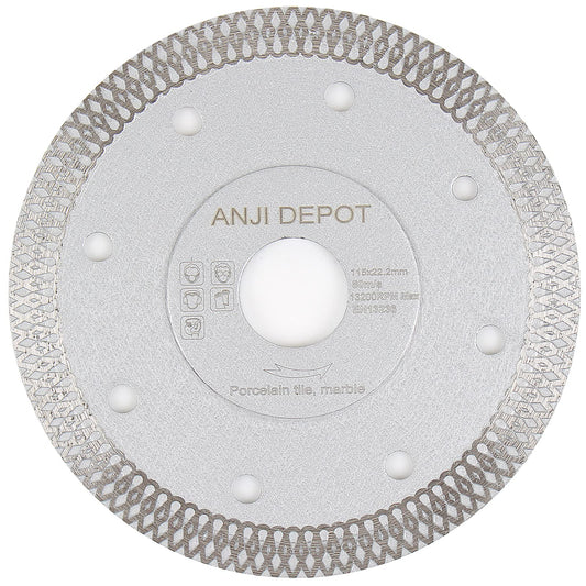 4.5-Inch X turbo diamond saw blade for cutting ceramic or porcelain Tile