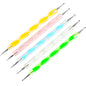 5pcs Nail Art Brushes, Nail Dotting Tools, Nail Art Tools, Nail Art Pens - Perfect for Creating Beautiful Nail Designs