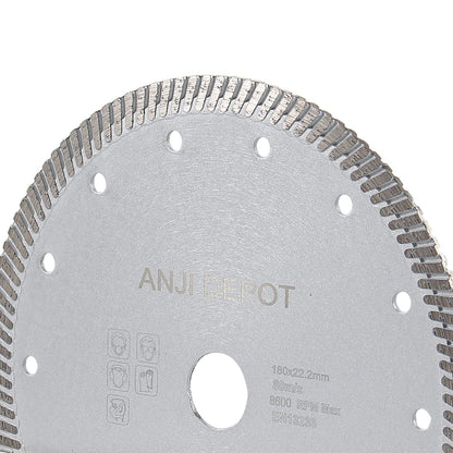 7-Inch Turbo diamond saw blade for stone material cutting