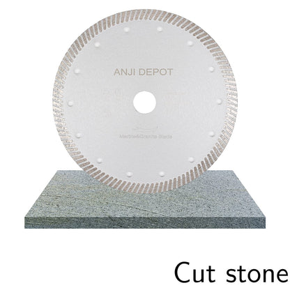 7-Inch Turbo diamond saw blade for stone material cutting