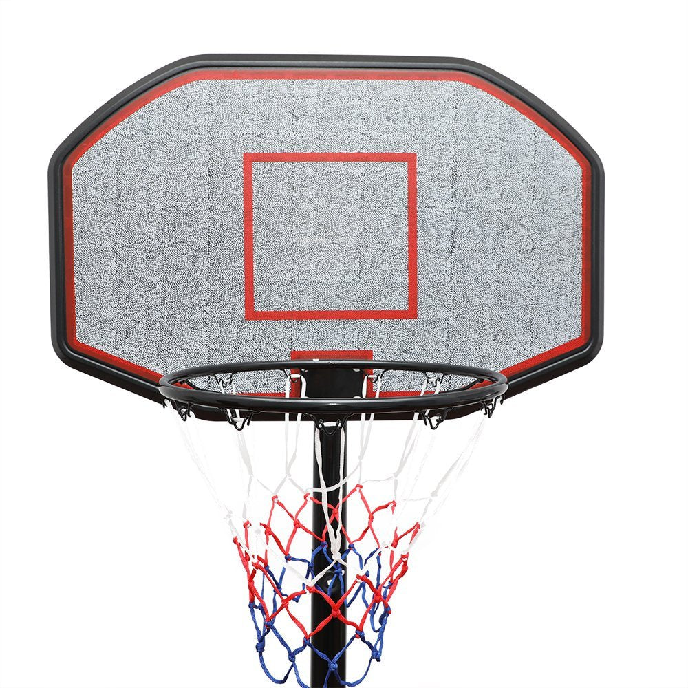 Adjustable Portable Basketball Stand Hoop Net Backboard System (200-305cm)